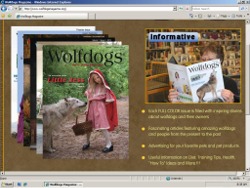 Web Capture Wolfdog Magazine